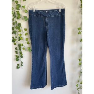 L❗️FINAL SALE! Super Rad Y2K 2000’s Dark Wash Flare Leg Jeans